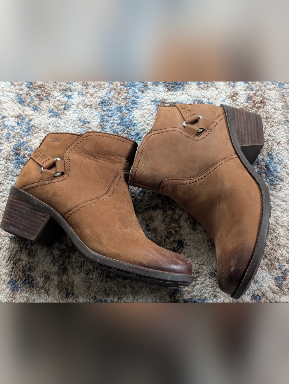 Teva Foxy Ankle Brown Leather Boots
